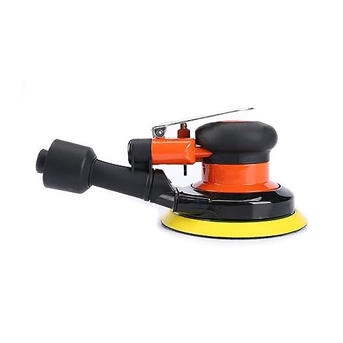5 Zoll pneumatische Luftstaubsauger Schleifmaschine Polierer Werkzeug Poliermaschine for Autolackpflege Holzschleifer Polierer Rostentfernung(Air Sander) von JOJIDE
