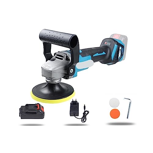 6-Gang-Einstellung, kabelloser, bürstenloser Polierer, 125 mm, elektrische Poliermaschine for Wachsen von Autos(KIT 2) von JOJIDE