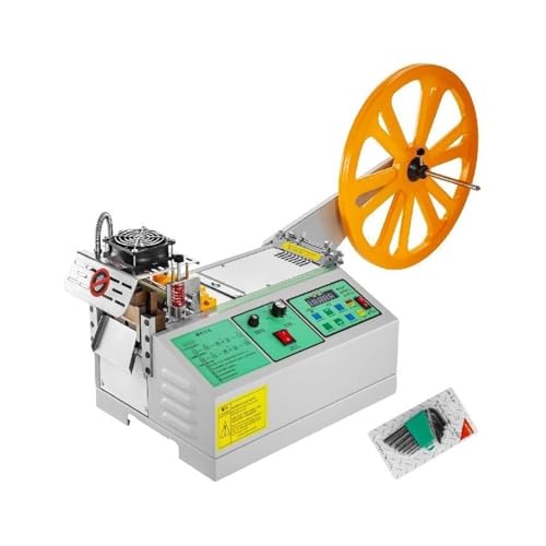 Automatische Computer-Stoffband-Schneidemaschine Heißes und kaltes Messer Magic Sticker Tube Zipper Heat Shrink Elastic Cutter Tool von JOJIDE