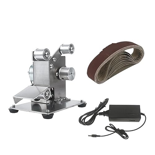 Bandschleifer DIY Elektroschleifer Polierer Tragbare Maschine Schleifen Bandschleifer Maschine Kantenschärfer Maschine Bandschleifer(Set 1) von JOJIDE