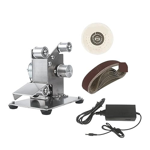 Bandschleifer DIY Elektroschleifer Polierer Tragbare Maschine Schleifen Bandschleifer Maschine Kantenschärfer Maschine Bandschleifer(Set 2) von JOJIDE