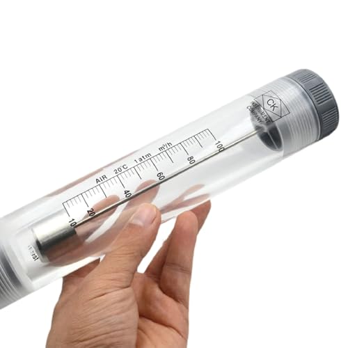 Durchflussmesser, LZM-50G Pipeline-Rotameter-Durchflussmesser Acrylrohr-Luftdurchflussmesser for Kompressor-Industriegasmessung(Int400-1200Nm3-h) von JOJIDE