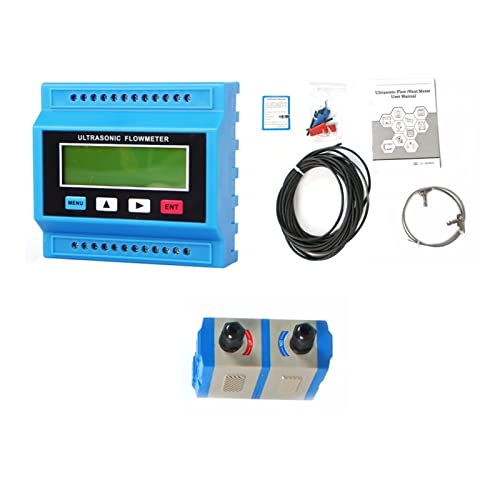 Durchflussmesser, TUF-2000M Ultraschall-Wasserdurchflussmesser TS-2/TM-1/TL-1 Wandlermodul Digitaler Flüssigkeitsdurchflussmesser for Metall- oder Kunststoffrohre(Host plus TM-1) von JOJIDE