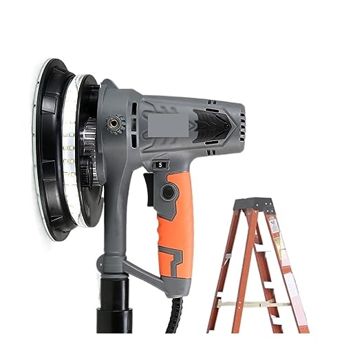 Elektrische Trockenbau-Schleifmaschine, 1250 W, Wandpoliermaschine mit LED-Handwerkzeugen, Werkzeuge for Entfernen von Wand- und Bodenrückständen von JOJIDE