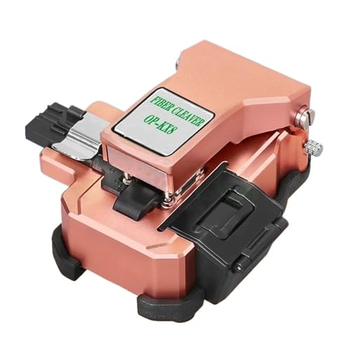 Faserschneider, OP-KX8 Optische Faser Cleaver Automatische Fiber Cleaver Kabel Schneiden FTTT Fiber Optic Messer Werkzeu die gleiche funktion mit AUA-X8(Pink) von JOJIDE