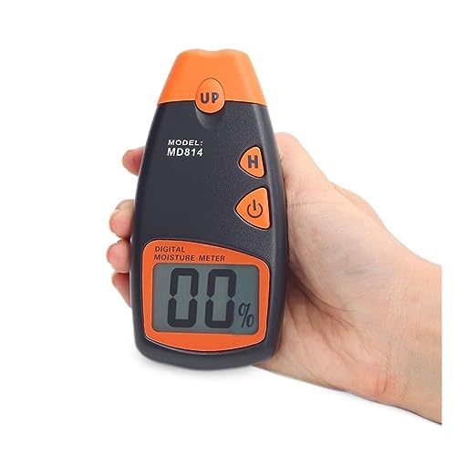 Feuchtigkeitsmesser, Bereich 5% bis 40% LCD-Digital-Feuchtigkeitsmesser 2-poliger Holzfeuchte-Hygrometer-Tester Holzfeuchtigkeit von JOJIDE
