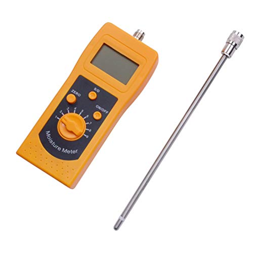 Feuchtigkeitsmesser, Bewegliche Hochfrequenz Soil Moisture Meter DM300L Sand Feuchtemessgerät Kohlepulver Feuchtemessgerät Tester Luftfeuchtigkeit 0% bis 80% von JOJIDE