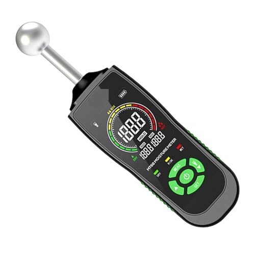 Feuchtigkeitsmessgeräte, Digitaler Detektor, LCD-Bildschirm mit Hintergrundbeleuchtung, Tiefen-Hygrometer for Wände, Brennholz, Trockenbau, Beton von JOJIDE