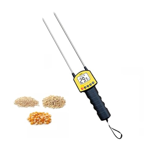 Feuchtigkeitsmessgeräte, LCD-Display Digital Getreide Feuchtigkeit Meter Feuchtigkeit Tester Enthält Weizen Mais Reis Bean Erdnuss Mete von JOJIDE