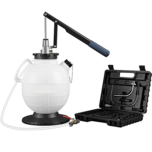Getriebeölpumpe ATF-Flüssigkeitsfüller 7,5 l mit Steuerventil & amp;15 Common Adapter Kit for den Ölwechsel Getriebeölpumpe ATF-Flüssigkeitsfüller 7,5 l mit Steuerventil & amp;15 Common Adapter Kit for den Ölwechsel von JOJIDE