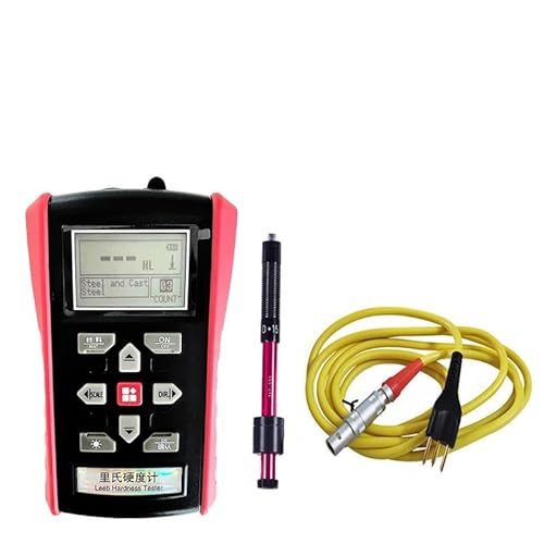 Härteprüfgerät, 7-in-1 Original Metall Messgeräte Metall Härte Tester Tragbare Durometer Portatil Metall Rohr Stahl Platte Form Oberflächenhärte HRC(D15-Type Dvice-A) von JOJIDE