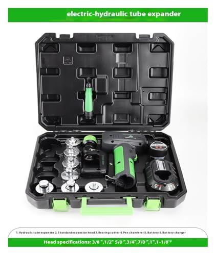 Hydraulischer Lithium-Elektro-Aluminium-Kupfer-Rohr-Expander, ST-E300AL Becherförmir elektrischer Rohr-Expander(ST-E300A9.52-28mm) von JOJIDE