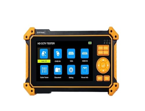 JOJIDE CCTV Tester, 5 Zoll 8 MP AHD CVI TVI SDI Videoüberwachungskamera-Monitor 4K Cftv Tester Mit VGA-Eingang Kabel-Tracker CCTV-Test(HD-3200C Plus) von JOJIDE