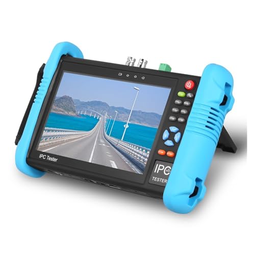JOJIDE CCTV Tester, IP CCTV Tester 7 Zoll 4K IP 8MP Analog Kamera Monitor Test AHD TVI CVI Netzwerk Kabel Tester Mit Sicherheit Schutz Tester(TI-9698PS-ADH) von JOJIDE