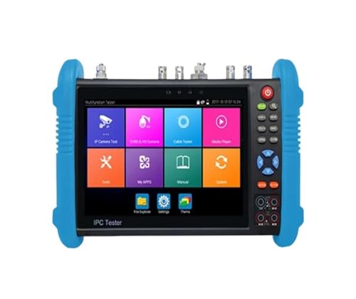 JOJIDE CCTV Tester, IPC-9800 CCTV-Kameratester 8MP AHD TVI SDI CVI 8K IPC-Tester Mit VGA PoE 7 Zoll RJ45-Kabel TDR-Test UTP-Kabel-Tracer(IPC-9800MOVTADHS) von JOJIDE