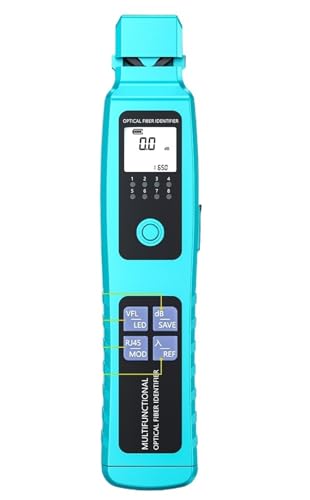 JOJIDE Netzwerk Tester, A-50 Aktiver Optischer Faser-Identifikator Glasfaserkabel-Tester-Detektor -70dBm-+10dBm Mit 30mw VFL Optional Mit Drahtfinder(-70 lithium battery) von JOJIDE