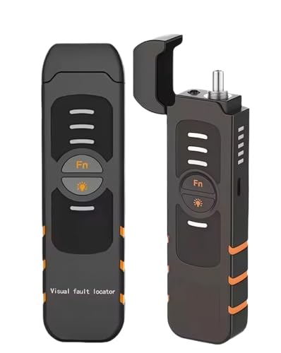 JOJIDE Netzwerk Tester, VFL 5/15/20/30MW Optische Faser Tester Stift Visual Fault Locator Rot Optische Rot Licht Stift(30MW Rechargeable) von JOJIDE