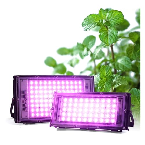 JOJIDE Pflanzenlampe, LED-Wachstumslicht 50 W 100 W 150 W AC Phyto-Lampe Voll-LED-Flutlicht Zimmerpflanzen Hydrokultur-Gewächshaus-Wachstumsbeleuchtung(100W) von JOJIDE