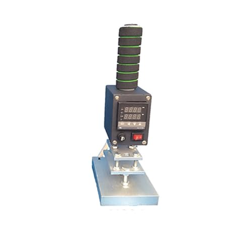 JOJIDE Transferpresse, Tragbare Hand-Heißpräge-Brandmaschine, digitales Leder-Wärmepressen-Werkzeug, Papier-Holz-Drucker for Lebensmittelfolien-Stempel mit individuellem Logo(90SC-L) von JOJIDE