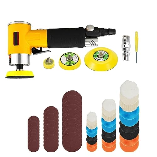 Konzentrische Air Sander Pneumatische Polieren Grinder Schleifen Maschine Luft Werkzeuge High Speed ​​Air Powered Polierer Set for Auto(Set) von JOJIDE