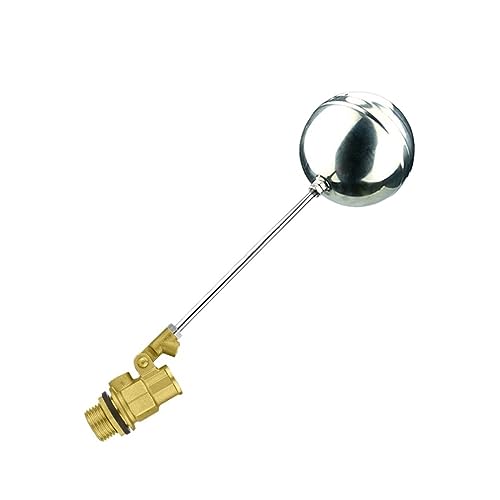 Kugelhahn, Schwimmerventil 1/2" 3/4" 1" Messing Schwimmerventil Wasserturm Wassertankventil Wasserstand Durchfluss Automatisches Steuerventil,für Gas, Öl, Flüssigkeit, Wasser(3/4") von JOJIDE