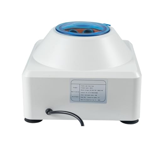 Labor Zentrifuge, 4000rpm/min Elektrische Zentrifuge Experimentelles Instrument Desktop Stufenlose Geschwindigkeitsregulierung Timing-Zentrifuge 900-2 von JOJIDE
