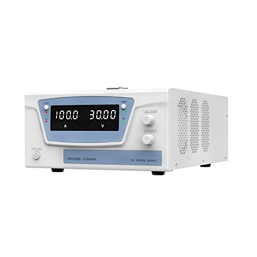 Labornetzteil, 60V 50A Tischquelle Labor DC Stabilisiertes Netzteil Einstellbar Variabel Digital Geregeltes Netzteil 100V 20A(KPS30100D 30V 100A) von JOJIDE