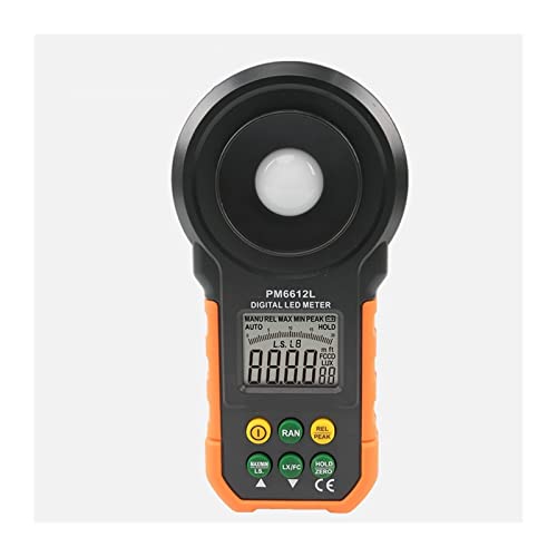 Light Meter, PM6612L. Illuminometer LCD Digitale Analoge Bar Lux Meter 20-200000 Lux Handheld Licht Meter For LED Lichtmessung(Without battery) von JOJIDE