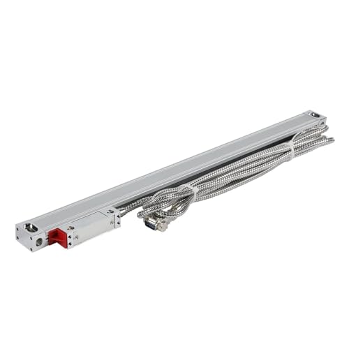 Linearencoder, 0,001mm 50 100 150 200 250 300 350 400mm Slim Linear Skala 20x28mm dünne kleine 1Um Drehmaschine Linear-Drehgeber Gitter-Lineal-Sensor(350mm travel-0.001mm) von JOJIDE