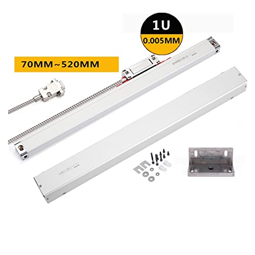 Linearencoder, 1m KA-300. Hochpräzise optische Gitterlineal Linear Skala zum Drehen von Drehmaschinen Fräsen 120mm ~ 320mm 370mm 420mm 470mm 520mm(KA-300-170mm-1U) von JOJIDE