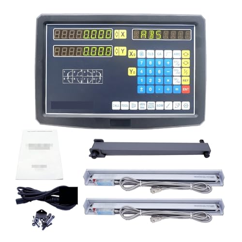 Linearencoder, 9x36 42 49 "2-Achse-Digitalanzeige mit hochpräziser linearer Waage/linearer Drehgeber/linearer Lineal for Fräsdrehmaschine Linearencoder, 9x36 42 49 "2-Achse-Digitalanzeige mit hochpräziser linearer Waage/linearer Drehgeber/linearer Lineal for Fräsdrehmaschine von JOJIDE
