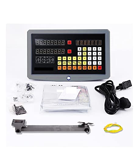 Linearencoder, SDS2MS 2 Achse DRO Set Digital Readou Kit mit 2 stücke Linear-Skala 5U Länge 120mm, um 1020mm for Drehmühle CNC Maschine(One piece dro) von JOJIDE