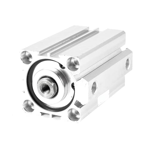 Luftzylinder, 1 Stück 63 mm Bohrung 40 mm Hub Edelstahl Pneumatik-Luftzylinder SDA63-40 von JOJIDE