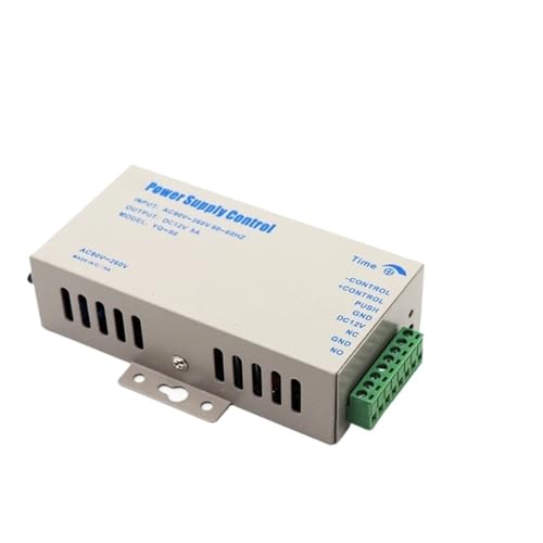 Magnetisches Türschloss DC 12V Türzugangskontrollsystem Schalter Netzteil 3A 5A RFID Fingerabdruck-Zugangskontrollsystem(12V5A White) von JOJIDE