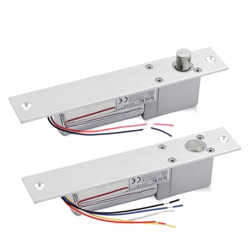 Magnetisches Türschloss DC12V Ausfallsicheres elektrisches Riegelschloss Elektronische Einstecktürschlösser mit Zeitverzögerung for Zugangskontrollsysteme mit niedrigem Temperaturabfall(2Wires-NC-Time von JOJIDE