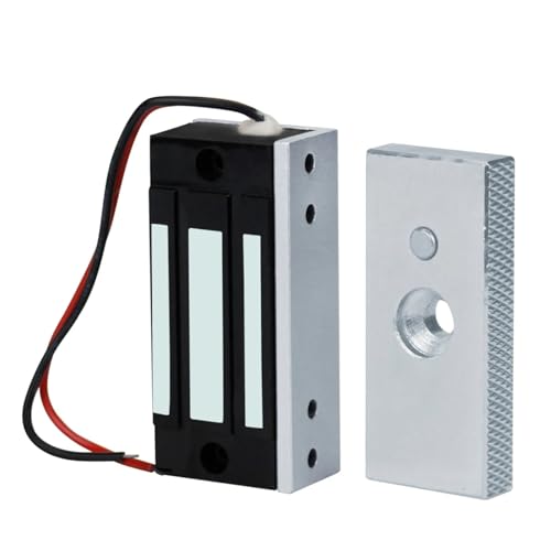 Magnetisches Türschloss Elektromagnetisches Schloss, 60 kg, 12 V, elektronisches elektrisches Magnetschloss, Schrank-Mini-Türschlösser, 132 lbs Haltekraft for Zugangszugang von JOJIDE