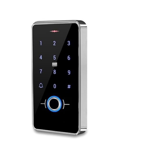 Magnetisches Türschloss Outdoor IP68 Wasserdichte Fingerabdruck-Zugangskontrolltastatur RFID-Tastatur Touchpanel Elektronisches Türöffnersystem 13,56 MHz Karten von JOJIDE
