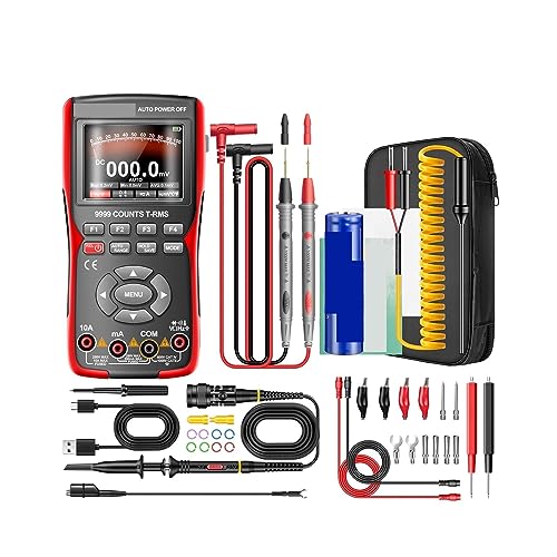 Oszilloskop, AOS02 Digitales Oszilloskop, Transistortest-Multimeter, 48 MS/s, Abtastrate, 10 MHz, analoge Bandbreite, Unterstützung for Wellenformspeicherung(AOS02 PRO) von JOJIDE