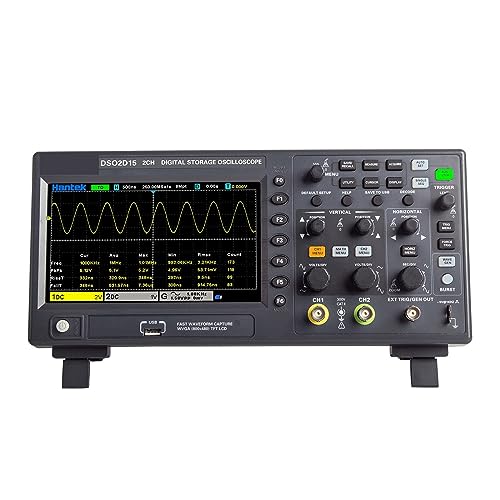 Oszilloskop, Digitales Oszilloskop DSO2C10 2C15 2D10 2D15 2CH 100/150 MHz Speicher Osciloscopio 1G Abtastung mit Signalquelle(2C10) von JOJIDE