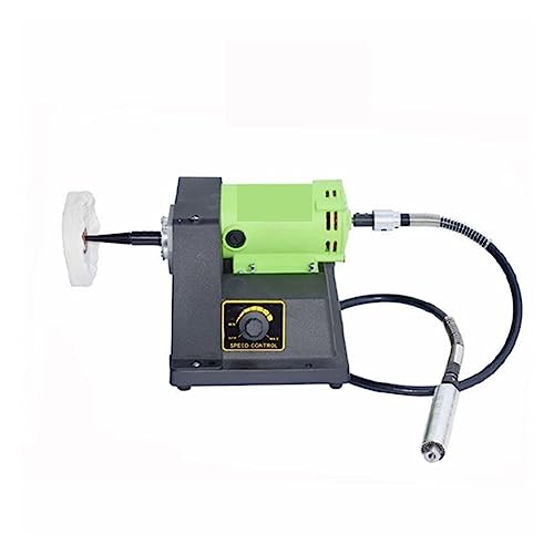Poliermaschine for Schmuck, Holzbearbeitung, Mini-Hochleistungs-Tuchrad, Turbinenpolierer, 900 W, Jade-Drehmaschine, Schleifer, einstellbare Geschwindigkeit(SET E) von JOJIDE