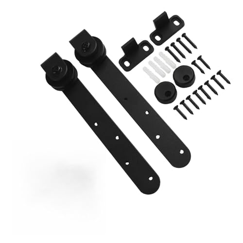 Schiebetürbeschlag, 1 Satz Scheunentor-Kit, Mini-Schiebetür-Hardware-Kits for Schranktüren, Schienen-Set, glatt und leise, for Türen mit 1,27 cm und 3,81 cm Werkzeugen von JOJIDE