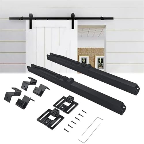 Schiebetürbeschlag, 1-Set Scheunentor Soft Close Federpuffer Gleitdämpfer Hardware for Dämpfer Schiebetür Hardware Track Kits Vielseitige Werkzeuge von JOJIDE