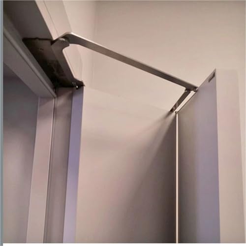 Schiebetürbeschlag, 800 mm breites Falttürscharnier aus Edelstahl, geräuscharm, 40 kg, for Schlafzimmer, 180 Grad, Heimwerker-Schiebetürscharnier(40-45 Left) von JOJIDE