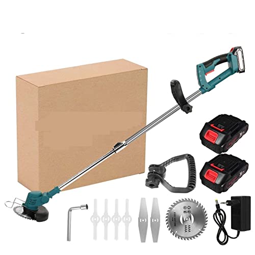 Tischsäge, 24 V 1880 W 3 IN 1 Elektro-Rasenmäher 13000 U/min Akku-Rasentrimmer Längenverstellbarer Schneider for 18-V-Batterie(Type A) von JOJIDE