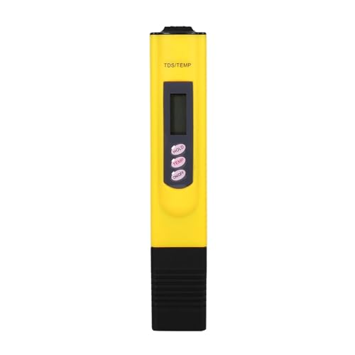 Wassertester, TDS-Messgerät-Tester, 0~9990 ppm TDS-Messgerät, Wasserqualitätstester, LCD-Digital-Wasserzähler, Messbereich(Yellow) von JOJIDE