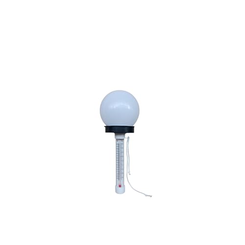 Wasserthermometer, 2Pcs Wasserthermometer mit Solar-LED-Licht Wasserdichtes Wassertemperatur-Messwerkzeug(Warm Light) von JOJIDE