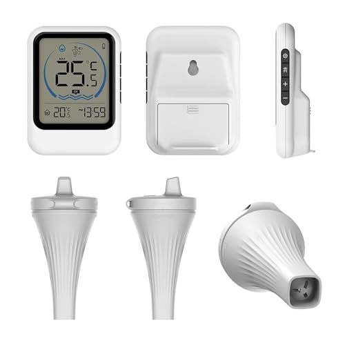 Wasserthermometer, Smart Pool Thermometer IPX7 Wasserdichtes kabelloses Pooltemperatur-Überwachungsthermometer von JOJIDE