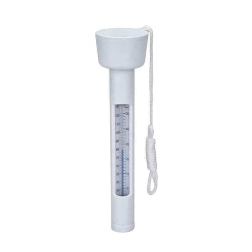 Wasserthermometer, Temperaturtester Thermometer Messgerät Tester Schwimmbad Wassertemperatur Weiß 0 50 Grad von JOJIDE