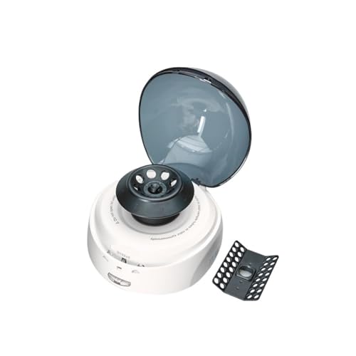 Zentrifuge, Labor-Minizentrifuge, Mikrozentrifuge 4000 U/min, mit zwei Rotoren for 0,5 1,5 2 ml Röhrchen bis zu 8 PCR-Streifen*4(Blue) von JOJIDE
