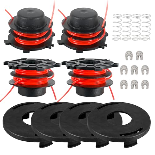 JOJOCY Trimmerkopf-Umbau-Kit für St-ihl FS44 FS55 FS55R FS56 FS70 FS70R FS76 FS80 FS80R FS83 FS85 FS85R FS87 FS87R FS90 FS91 FS91R FS94 FS94R FS120, inkl. Spulen Federn & Hardware (4er-Set) von JOJOCY